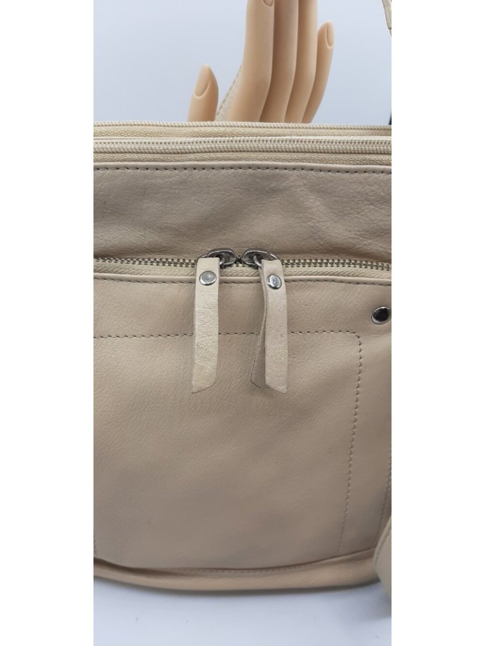 Great American Leatherworks Genuine Leather Boho Black Crossbody Shoulder Bag - Picture 2 of 9